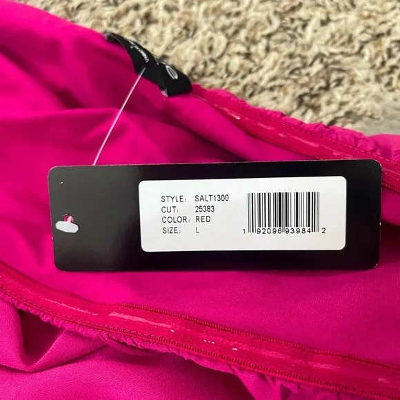 Bebe Asymmetrical Y2K Hot Pink Skirt With Shirts Women’s Size Large New With Tag - Picture 8 of 8